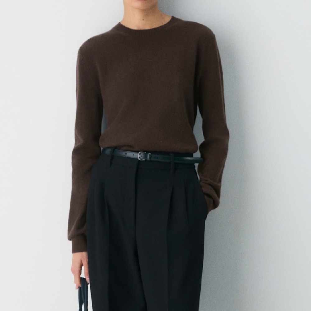 Babaton brown cashmere sweater